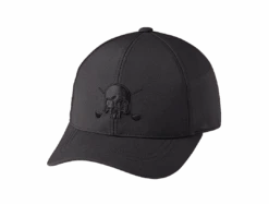 Volvik Golf Embroidered Skull Cap -Golf Equipment 0004 Skull embroidery cap black