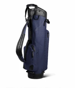 Sun Mountain Golf Canvas & Leather Cart Bag -Golf Equipment 190739CanvasLeatherCartNavy Black