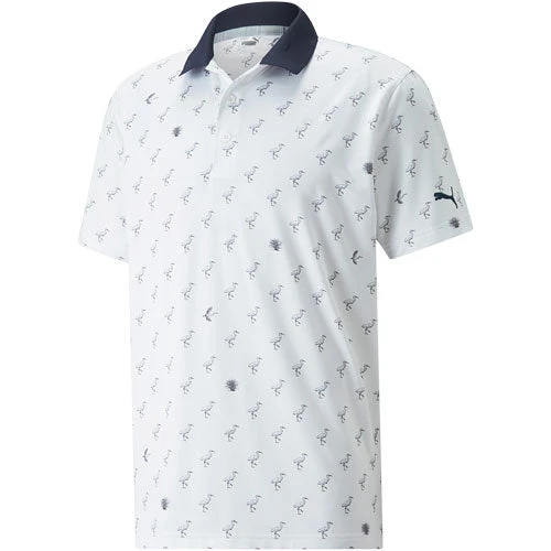 Puma Men's Mattr Egrets Golf Polo 4 Puma Men's Mattr Egrets Golf Polo - Image 2