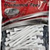 ProActive Premium Sports Hardwood Golf Tees 3.25" 100 Count 2 ProActive Premium Sports Hardwood Golf Tees 3.25" 100 Count -Golf Equipment 3.25 White 100 count