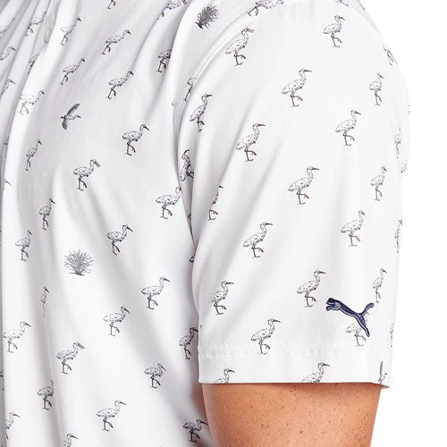 Puma Men's Mattr Egrets Golf Polo 6 Puma Men's Mattr Egrets Golf Polo - Image 4