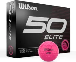 Wilson Staff 50 Elite Golf Balls 26 Wilson Staff 50 Elite Golf Balls -Golf Equipment 50Elite Pink 0 5c382f71 8505 446d 953e 827de1a4169b