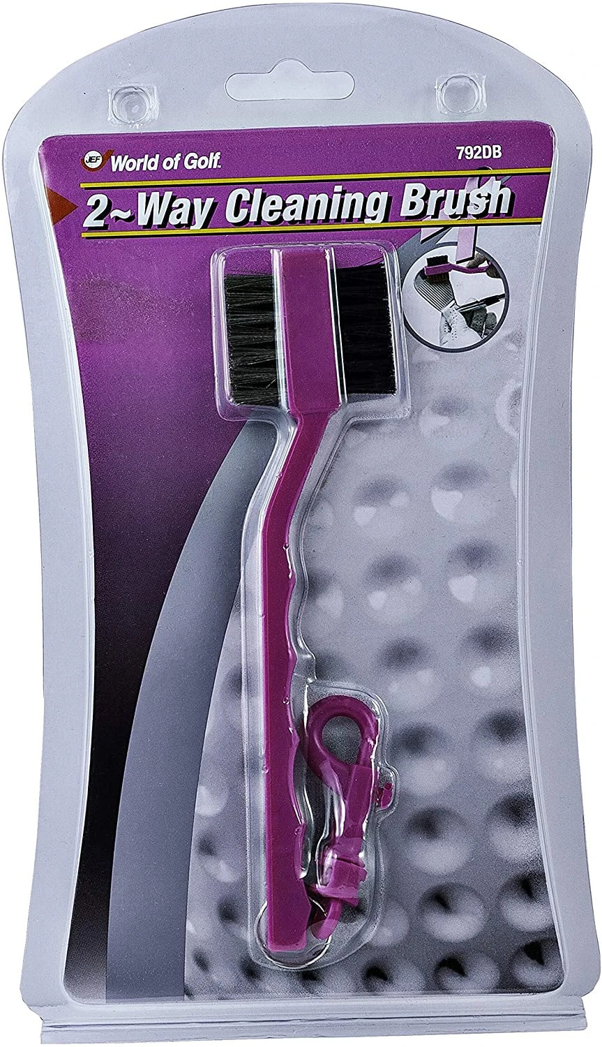 Pink Awareness Dual Sided Cleaning Brush 4 Pink Awareness Dual Sided Cleaning Brush - Image 2