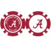 Team Golf NCAA Magnetic Poker Chip Ball Markers -Golf Equipment Alabama 32f73237 2cd5 458d ac86 f35f7d78949e