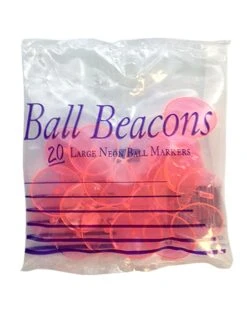 Beacons Large Neon Golf Ball Markers -Golf Equipment Ball Beacons Pink