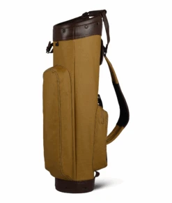 Sun Mountain Golf Canvas & Leather Cart Bag -Golf Equipment CanvasLeatherCartClay BrownAltShot