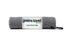 Clip Wipes Microfiber Golf Greens Towel -Golf Equipment Greens Towels Sterling Silver