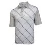 Ogio Grid Golf Polo Shirts 2 Ogio Grid Golf Polo Shirts -Golf Equipment Grid White Chrome Indigo