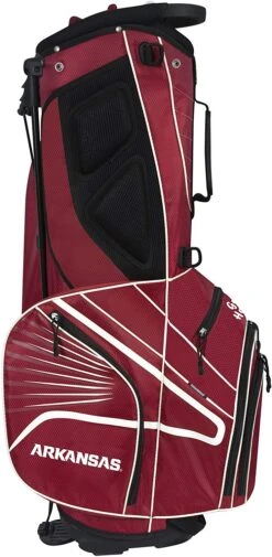 NCAA Collegiate The Gridiron III Team Effort Stand Bag 23 NCAA Collegiate The Gridiron III Team Effort Stand Bag -Golf Equipment Gridiron III Stand Bag Arkansas Razorbacks 2