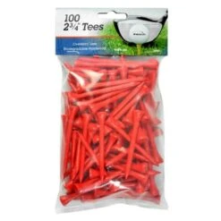Intech 2 3/4-Inch Golf Tees 100-Pack 8 Intech 2 3/4-Inch Golf Tees 100-Pack -Golf Equipment IntechGolfTees 100 Red
