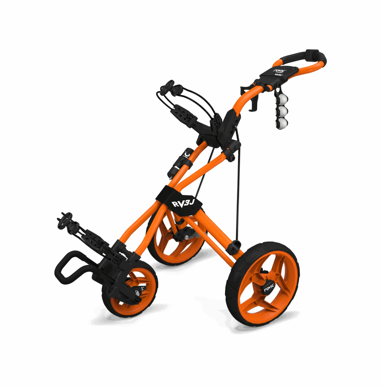 Clicgear Golf 3-Wheel Rovic Junior Push Cart Model RV3J 8 Clicgear Golf 3-Wheel Rovic Junior Push Cart Model RV3J - Image 6