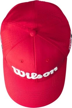 Wilson Performance Mesh Hat 37 Wilson Performance Mesh Hat -Golf Equipment PerformanceMesh 2023 Red 3