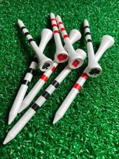 Pride Sports Novelty Golf Tees -Golf Equipment PrideSportsNoveltyTees PlayingCards2