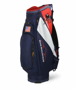 Sun Mountain Golf 2021 Tour Series Staff Cart Bag 10 Sun Mountain Golf 2021 Tour Series Staff Cart Bag -Golf Equipment TourSeriesNavy White RedAltShot