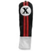 Sahara Retro Vintage #X Fairway Wood Headcovers -Golf Equipment fw x hc black red