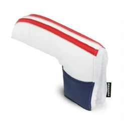 Sahara Retro Vintage Blade Putter Headcovers -Golf Equipment retro putter hc red white blue